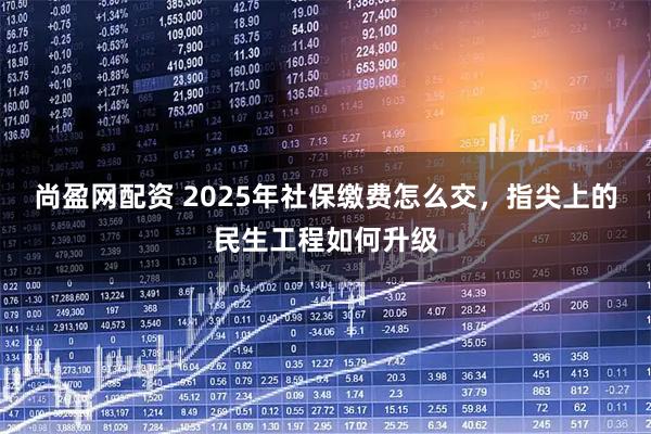 尚盈网配资 2025年社保缴费怎么交，指尖上的民生工程如何升级